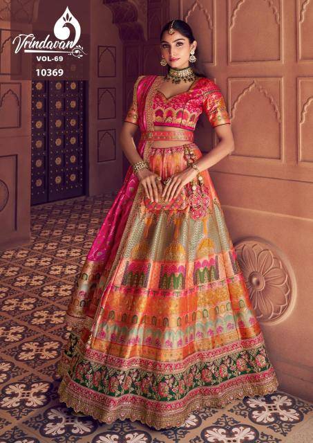 Royal Vrindavan Vol 69 Bollywood style lehenga choli wholesale